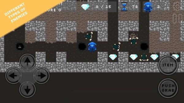 像素钻石洞穴游戏(pixel diamonds caves)下载,像素钻石洞穴,像素游戏,冒险游戏