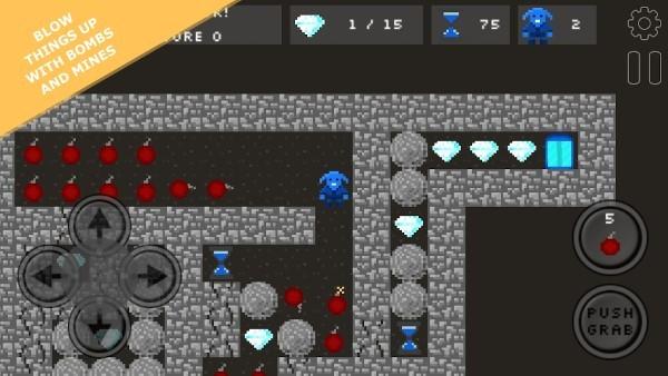 像素钻石洞穴游戏(pixel diamonds caves)下载,像素钻石洞穴,像素游戏,冒险游戏